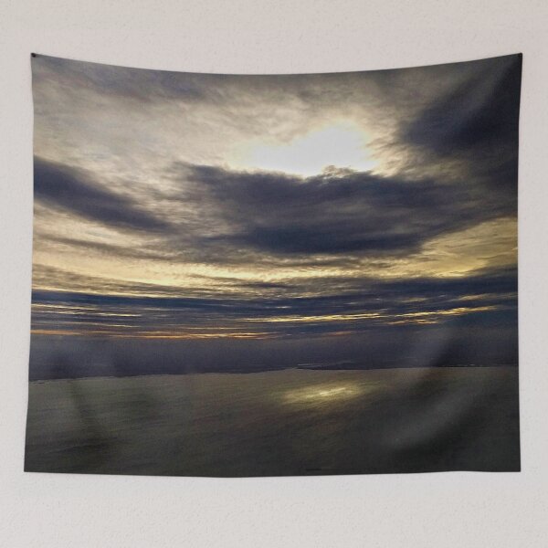 Item preview, Dark Clouds Sunset over Sea Aerial View designed and sold by Anna Lemos.