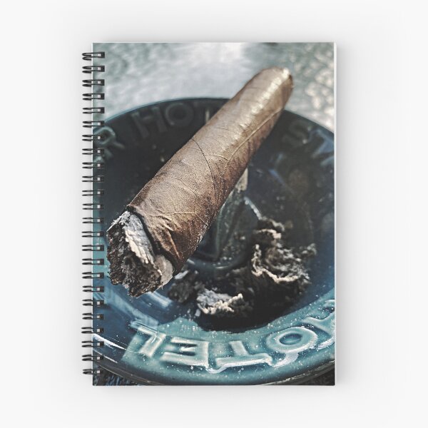 Item preview, Cigar on an ashtray muted color designed and sold by BarleyClover.