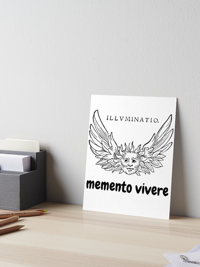 Memento Mori, Memento Vivere Art Board Print for Sale by Antrhopoid  Emporium