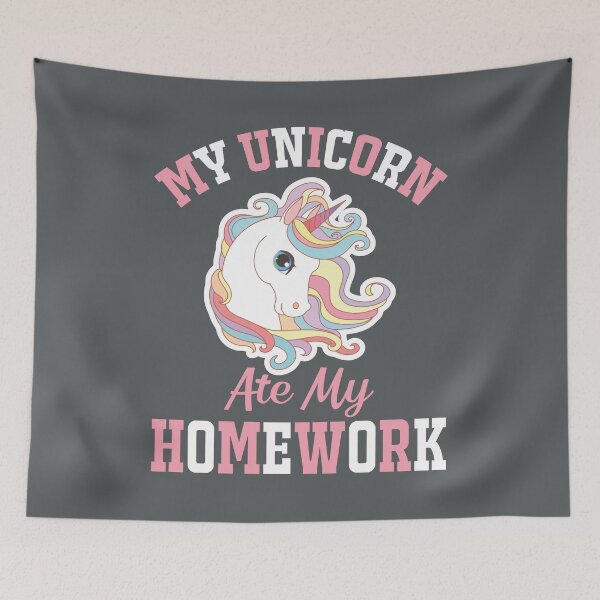 Item preview, My Unicorn Ate My Homework designed and sold by BuxomBabe21.