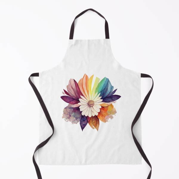 Item preview, LGBTQ Rainbow Color Flower designed and sold by BarbiePearl.