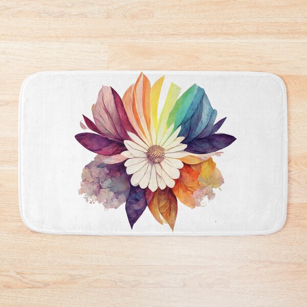 Item preview, LGBTQ Rainbow Color Flower   designed and sold by BarbiePearl.