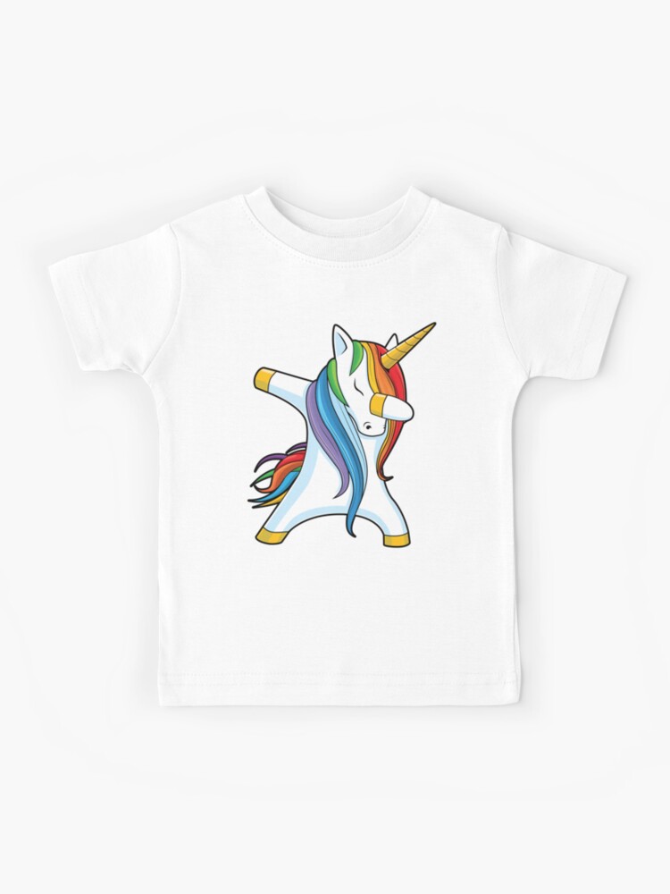 Dabbing Unicorn Shirt Cute Funny Unicorns T shirt Gifts for Kids Girls Boys  Women Men | Kids T-Shirt