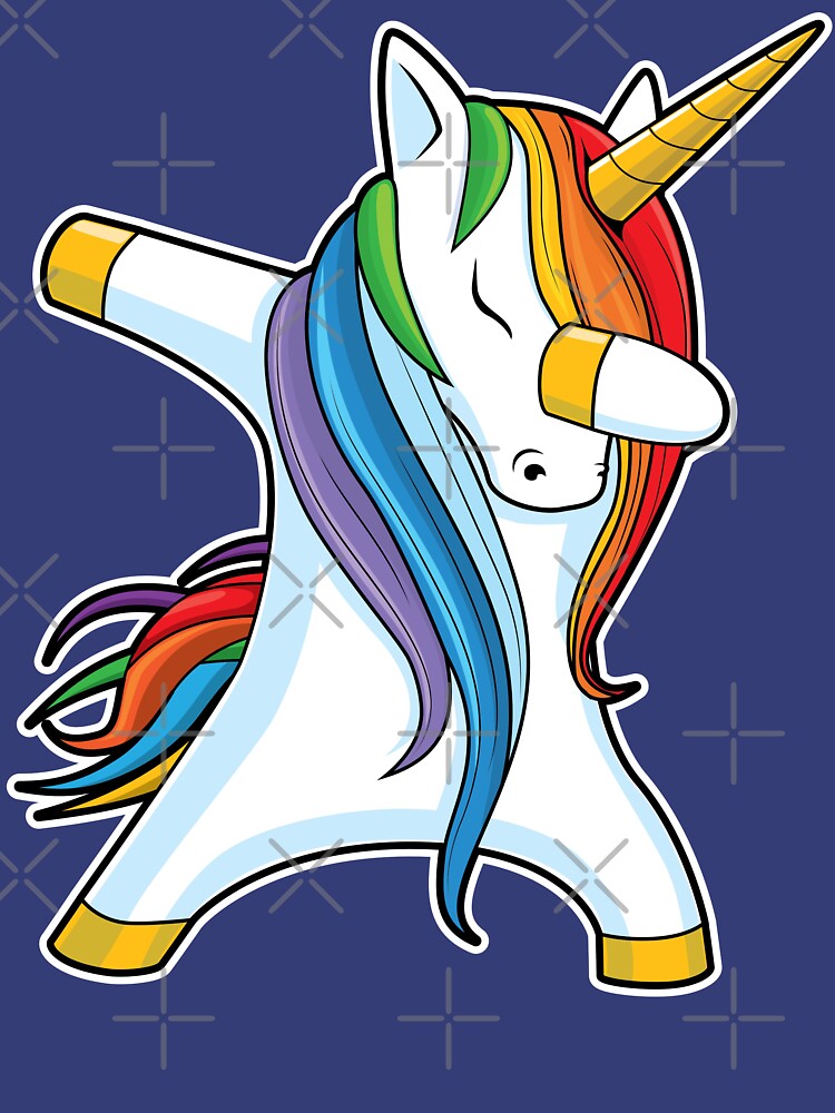 Dabbing Unicorn Shirt Cute Funny Unicorns camiseta Regalos para niños Chicas Niños Mujeres Hombres de LiqueGifts