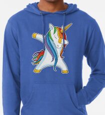 Abtupfendes Einhorn-Hemd Nettes lustiges Einhörner-T-Shirt Geschenke für Kindermädchen-Jungen-Frauen-Männer Leichter Hoodie