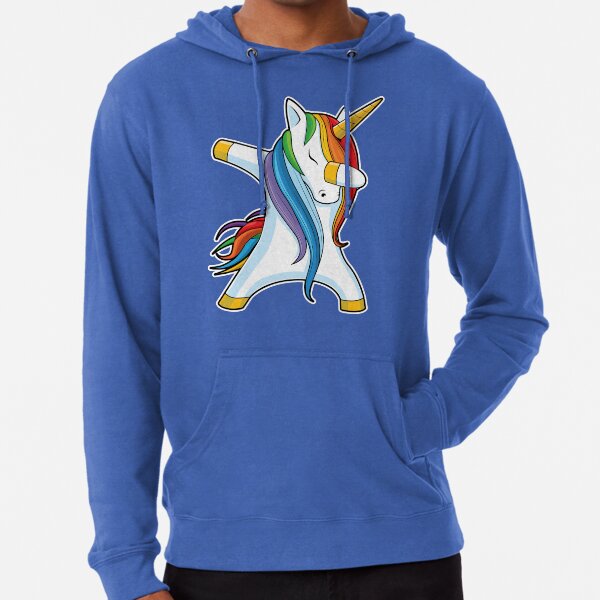 Dabbing Unicorn in a Classic Dab Pose Shirt Gift Idea Sweatshirt Royal Blue