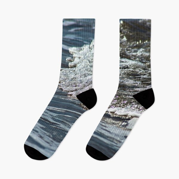 Item preview, Ebbing Sea Wave Foam Shimmering Water Surface Texture designed and sold by Anna Lemos.