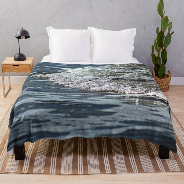 Item preview, Ebbing Sea Wave Foam Shimmering Water Surface Texture designed and sold by Anna Lemos.