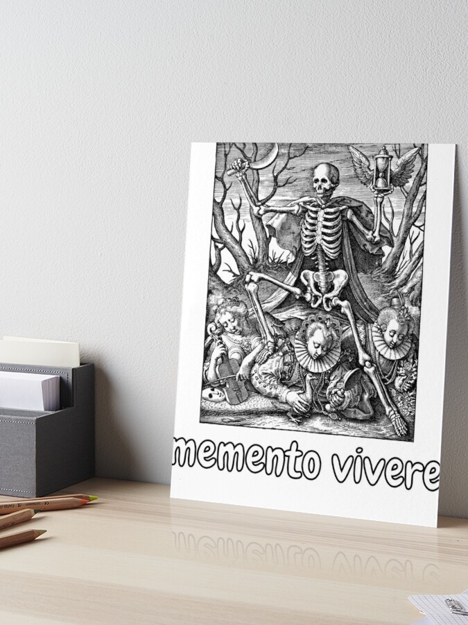 Memento Mori, Memento Vivere Art Board Print for Sale by Antrhopoid  Emporium