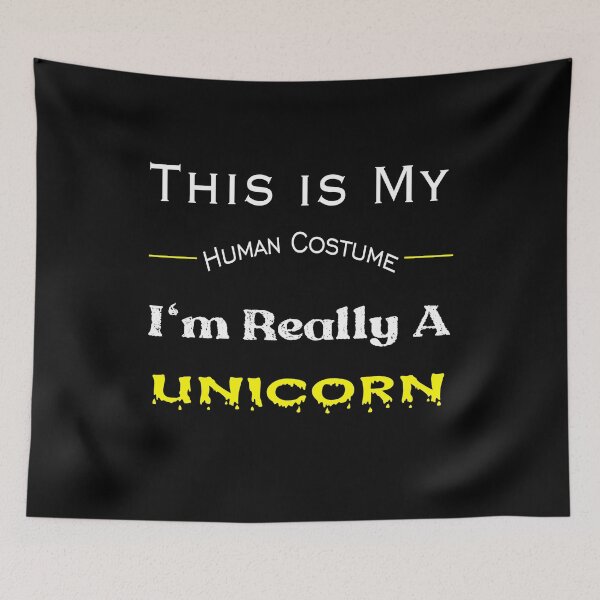 Item preview, funny This is My Human Costume I'm Really A Unicorn designed and sold by stalin-LB.