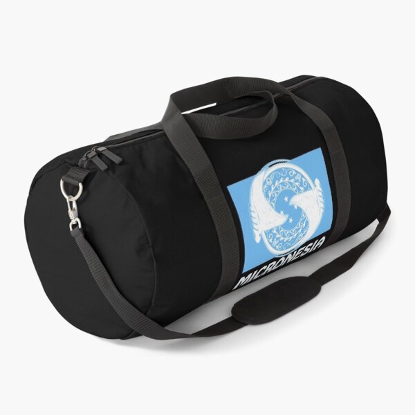 Item preview, Micronesia flag with manta ray designed and sold by NicGrayGraphic.