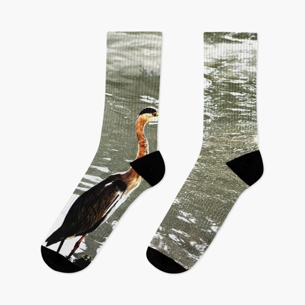 Item preview, Grey heron Wading Bird River Bank designed and sold by Anna Lemos.