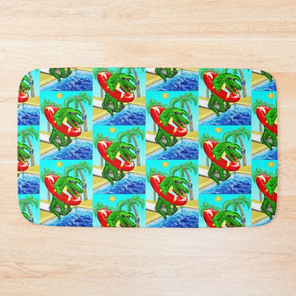 Item preview, Summer Fun Croc with Soda designed and sold by VerdeDoodleDuck.