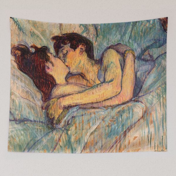 Item preview, Henri de Toulouse-Lautrec - Le Lit (The Bed) (1892)-In bed the kiss-In Bed The Kiss by Henri de Toulouse-Lautrec designed and sold by TeeARTHY.