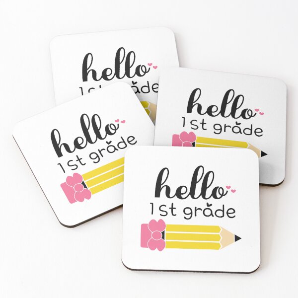 Item preview, Hello 1st grade, Back to School, First day of School designed and sold by BlueDiamond-19.
