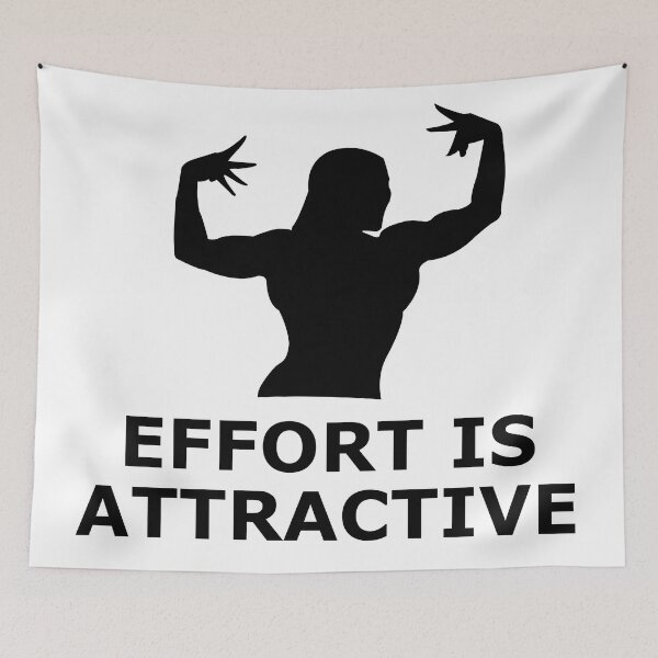 Item preview, Effort Is Attractive Female White designed and sold by Vectorial.