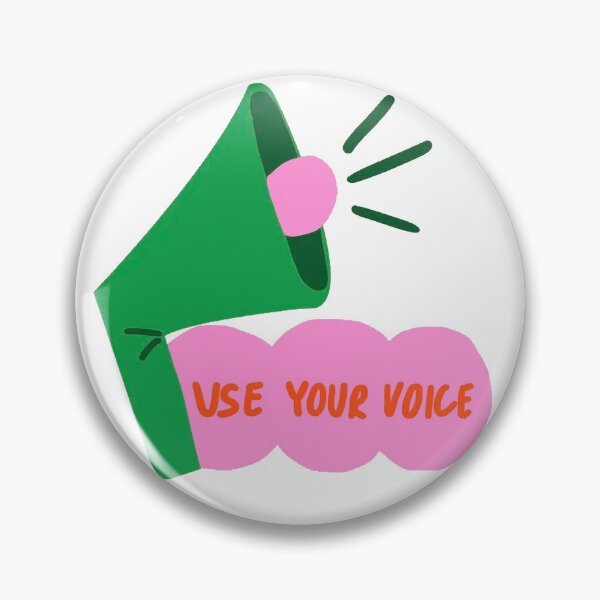 Item preview, use your voice sticker color designed and sold by madebylauren.