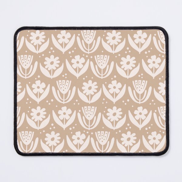 Item preview, Nordic Late Summer Florals Pattern White on Kraft designed and sold by cindytomczyklee.