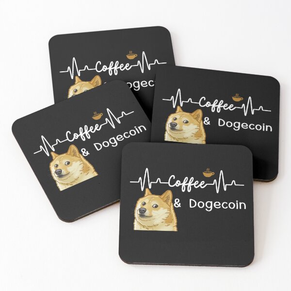 Item preview, Coffee and Dogecoin My heart beats designed and sold by NFTDesignsBLV.