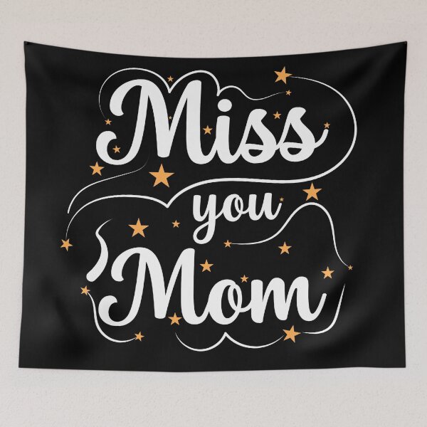 Item preview, Miss you mom designed and sold by klimov0101.