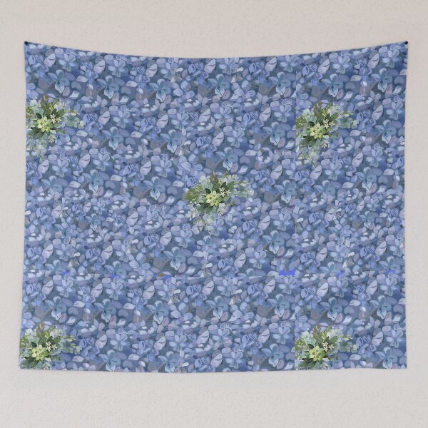 Item preview, Blue Hydrangea Fun Happy Enchanting Flowers designed and sold by Darlene Douglas-Jackson.