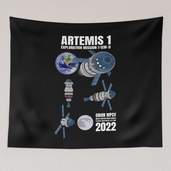 Item preview, Artemis 1 Orion Spacecraft Moon Exploration Mission 1 2022 Gift designed and sold by Maljonic.