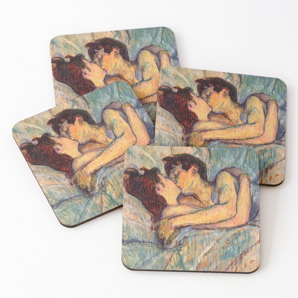 Item preview, Henri de Toulouse-Lautrec - Le Lit (The Bed) (1892)-In bed the kiss-In Bed The Kiss by Henri de Toulouse-Lautrec designed and sold by TeeARTHY.