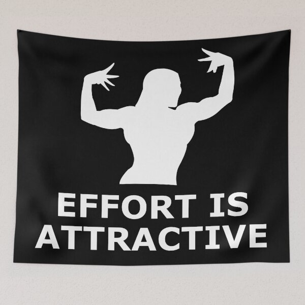 Item preview, Effort Is Attractive Female Black designed and sold by Vectorial.