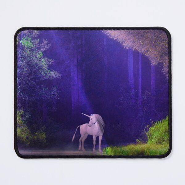 Item preview, Unicorn in the fantasy forest designed and sold by brendanre.