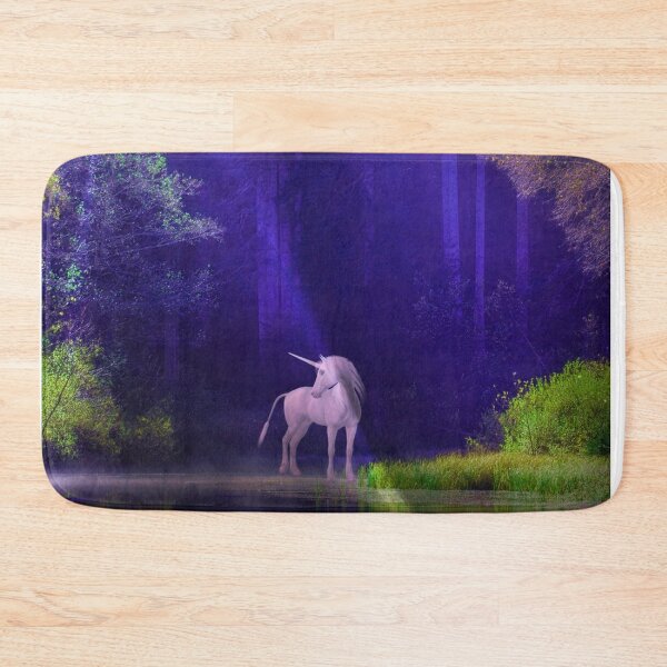 Item preview, Unicorn in the fantasy forest designed and sold by brendanre.