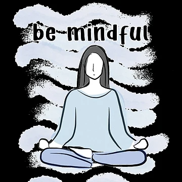 Artwork thumbnail, be mindful by Sunset Design
