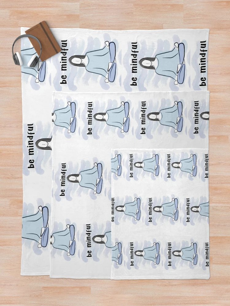 Thumbnail 5 of 6, Throw Blanket, be mindful designed and sold by Sunset Design.