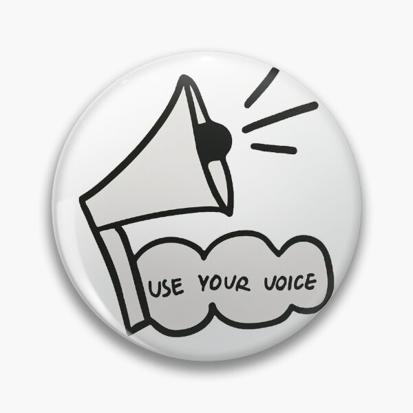 Item preview, use your voice sticker designed and sold by madebylauren.