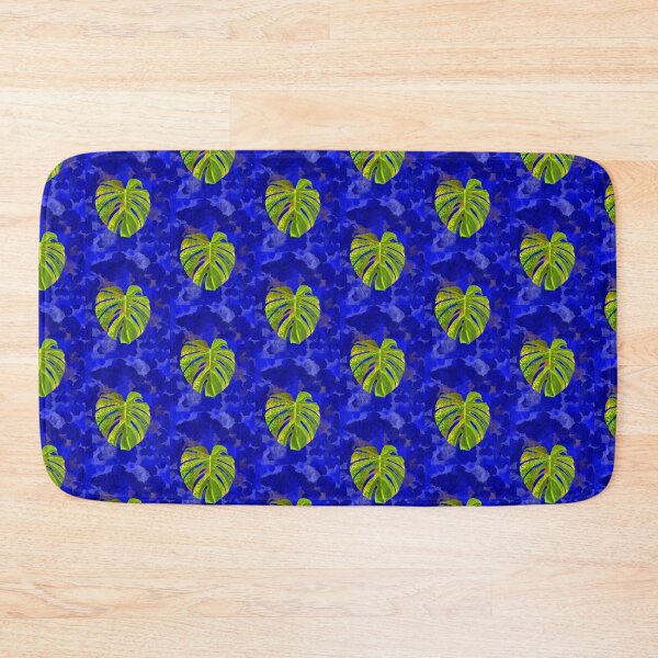 Item preview, Monstera Leaf Blue designed and sold by Anovaart.