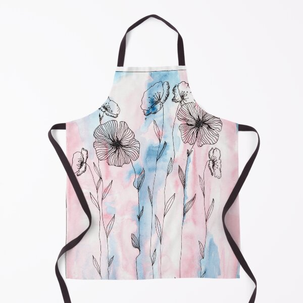Item preview, Floral ink over beautiful watercolors designed and sold by Cat-Art-Sis.