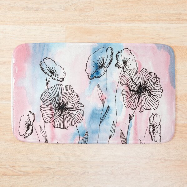 Item preview, Floral ink over beautiful watercolors designed and sold by Cat-Art-Sis.