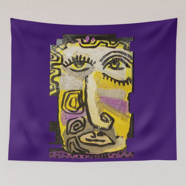 Item preview, face- Pablo Picasso- Artworks- unique- colorful designed and sold by karima-eldeeb.