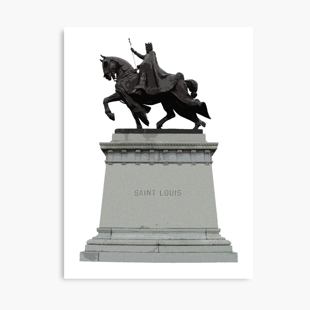 St Louis Statue Flag Print, STL, St Louis, Saint Louis Statue, STL Art, Art  Hill, St Louis Missouri, Saint Louis MIssouri