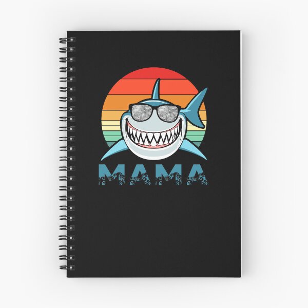 Item preview, Mama Cute Retro Art Shark Lover Shark Art Rainbow Lover designed and sold by Countrysmart.
