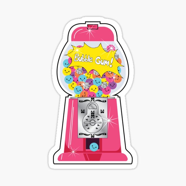 lisa frank bubble gum machine