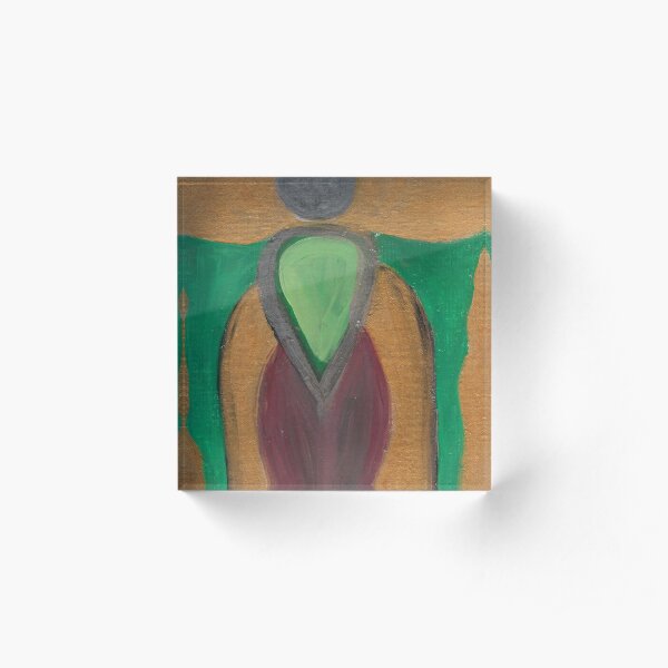 Earth Goddess Open Arms Acrylic Block