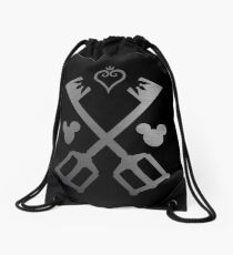 Kingdom Hearts - Crossed Keyblades Drawstring Bag