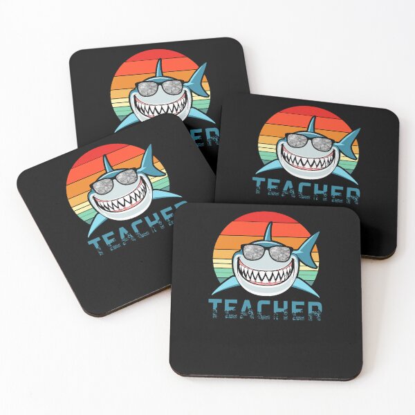 Item preview, Teacher Cute Retro Art Shark Lover Shark Art Rainbow Lover designed and sold by Countrysmart.