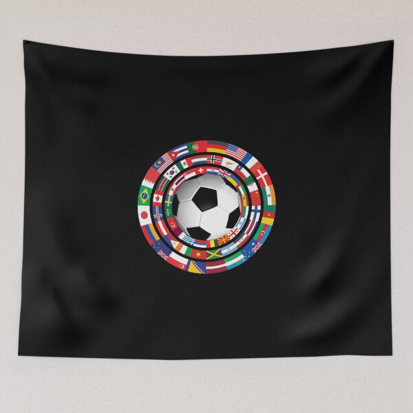 Item preview, World Flags Soccer Cup Essential T-Shirt designed and sold by pkelseysi.