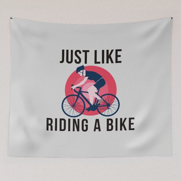 Item preview, Just Like Riding a Bike - Funny Bike Pun designed and sold by KGoPrintables.