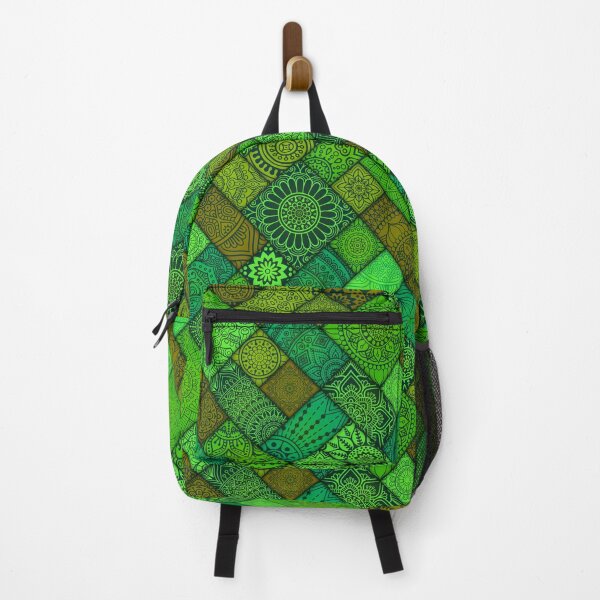 Item preview, Mixed Spring Colors Indian Diagonal Floral Tiles pattern designed and sold by Art-by-Geoff.
