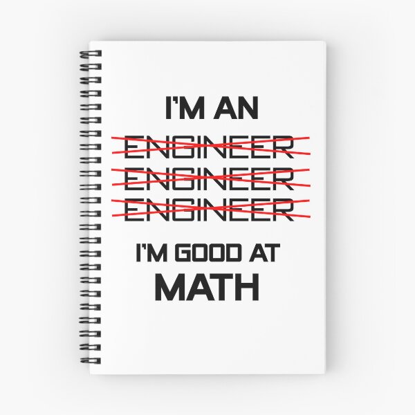Item preview, I'm an Engineer I'm Good at Math designed and sold by Cute Shark.