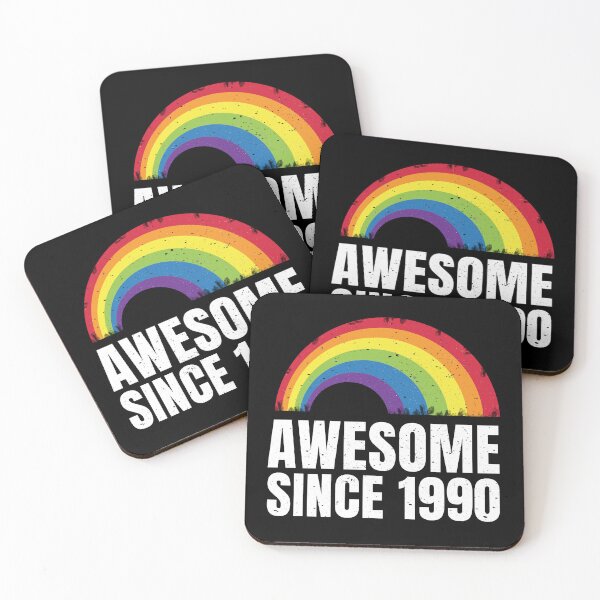 Item preview, Awesome since 1990, vintage birthday for people born in 1990, 90s birthday's designed and sold by kind4you.