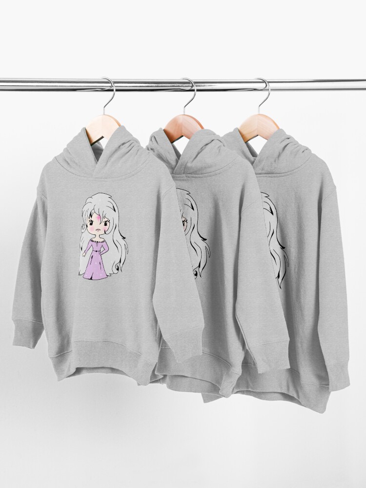 Alternate view of Chibi Lady Amalthea. The Last Unicorn. Toddler Pullover Hoodie
