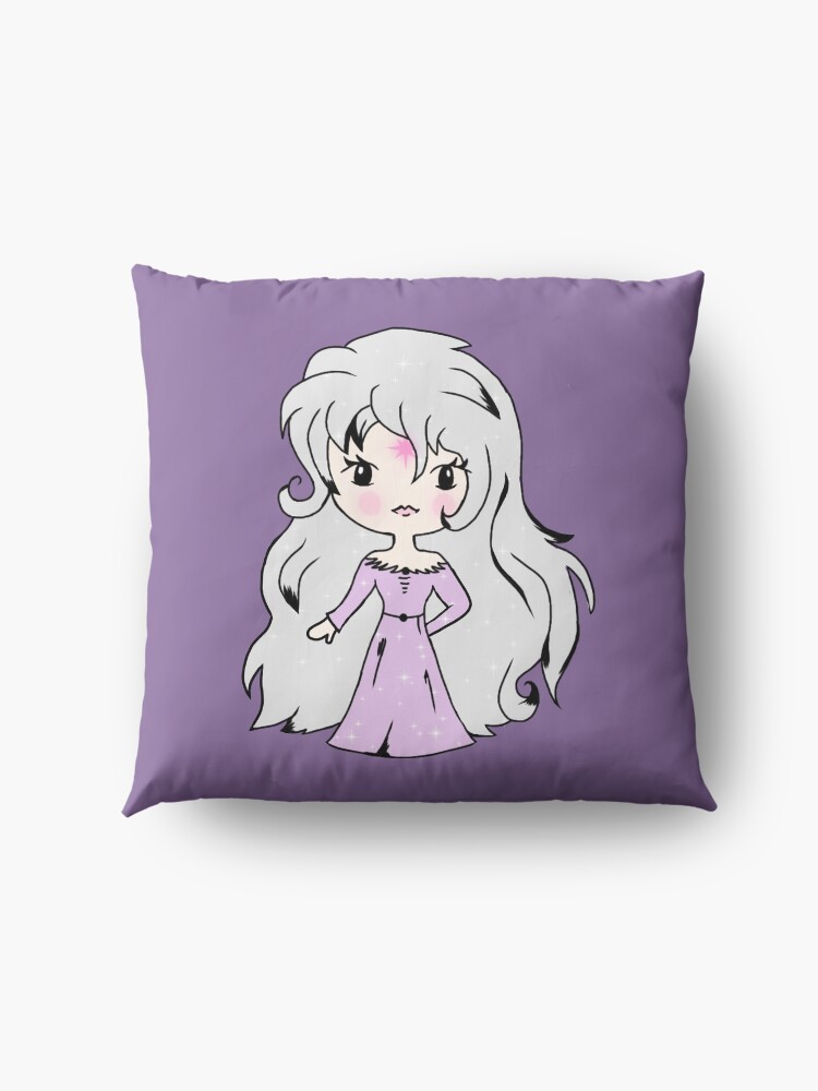 Alternate view of Chibi Lady Amalthea. The Last Unicorn. Floor Pillow